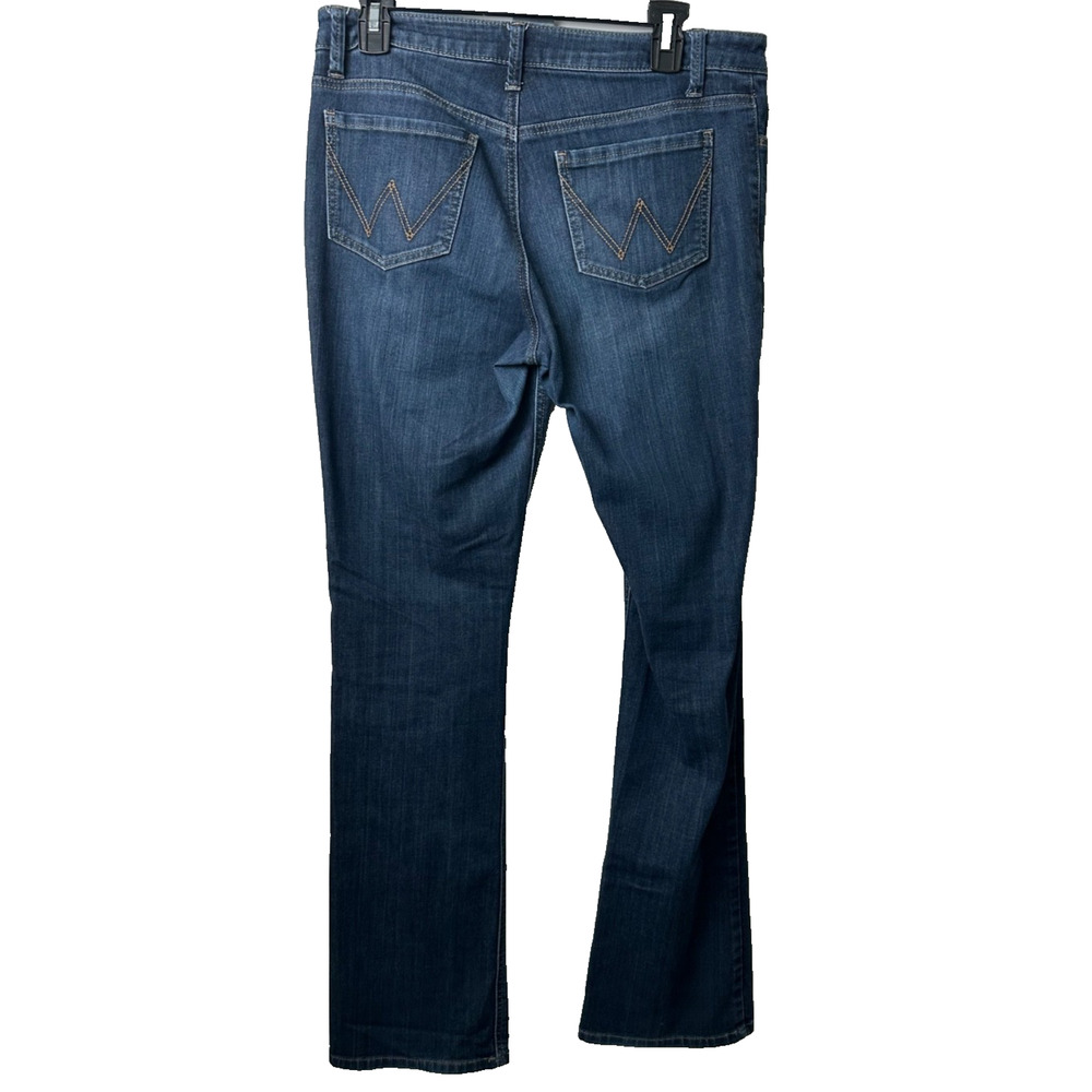 Wrangler Retro Jeans Bootcut Blue Western Stretch Denim Cowgirl Size 8L Long A30